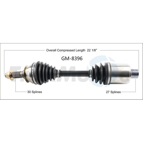 Surtrack Axle Cv Axle Shaft, Gm-8396 GM-8396 - main